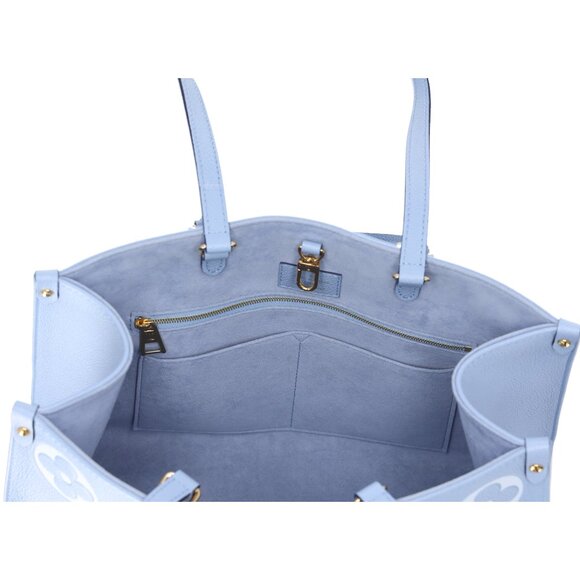 Louis Vuitton Bythepool Onthego MM Tote Empreinte Giant Monogram Summer Blue - Picture 8 of 8